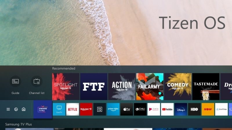 Hệ điều hành Tizen là hệ điều hành trên hầu hết các dòng tivi Samsung hiện nay