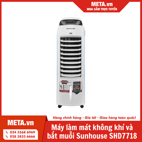 Máy làm mát không khí và bắt muỗi Sunhouse SHD7718