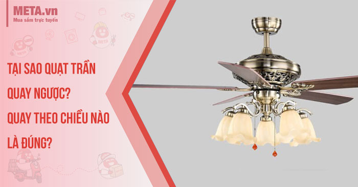 Vì sao quạt trần quay ngược?