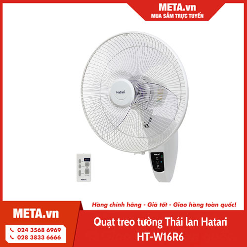 Quạt treo tường Thái lan Hatari HT-W16R6