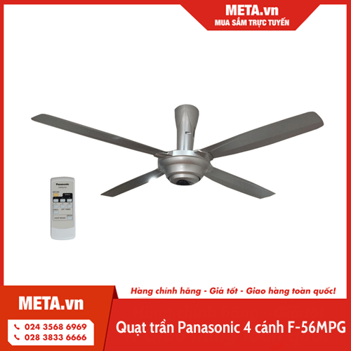 Quạt trần Panasonic 4 cánh F-56MPG