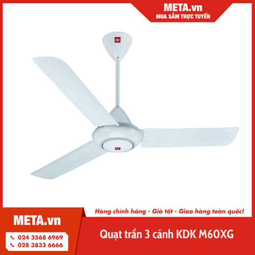 Quạt trần KDK M60XG