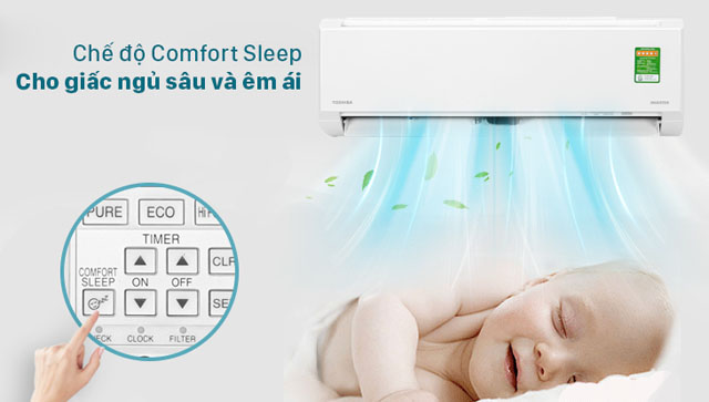 Chế độ SLEEP điều hòa Toshiba