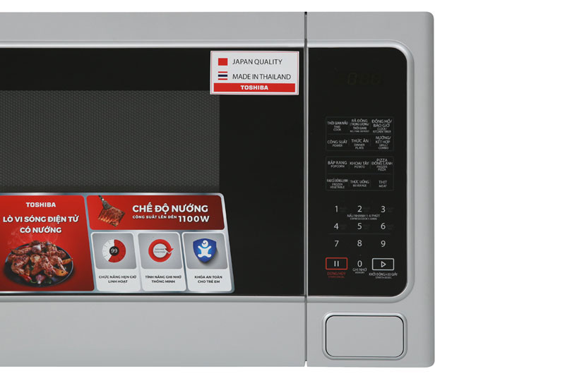 Tìm hiểu các chức năng cơ bản của lò vi sóng Toshiba