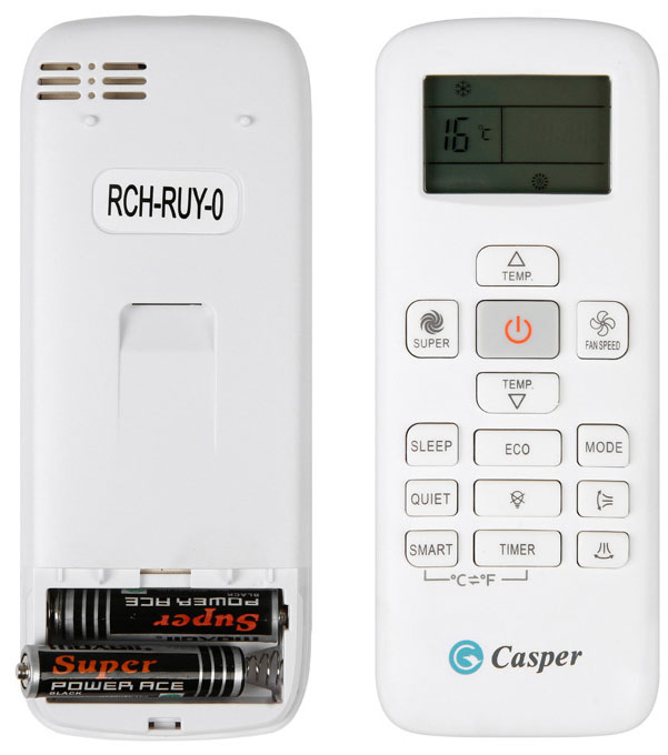 Cách sử dụng điều khiển điều hòa Casper RCH RUY 0