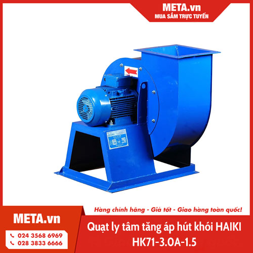 Quạt ly tâm tăng áp hút khói HAIKI HK71-3.0A-1.5 