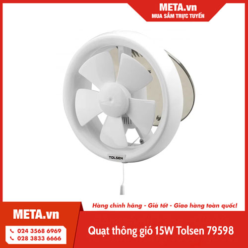 Quạt thông gió 15W Tolsen 79598