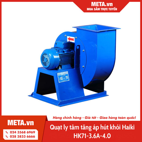 Quạt ly tâm tăng áp hút khói Haiki HK71-3.6A-4.0