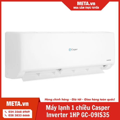 Máy lạnh 1 chiều Casper Inverter 1HP GC-09IS35