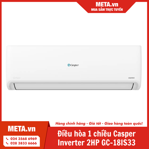 Điều hòa 1 chiều Casper Inverter 2HP GC-18IS33