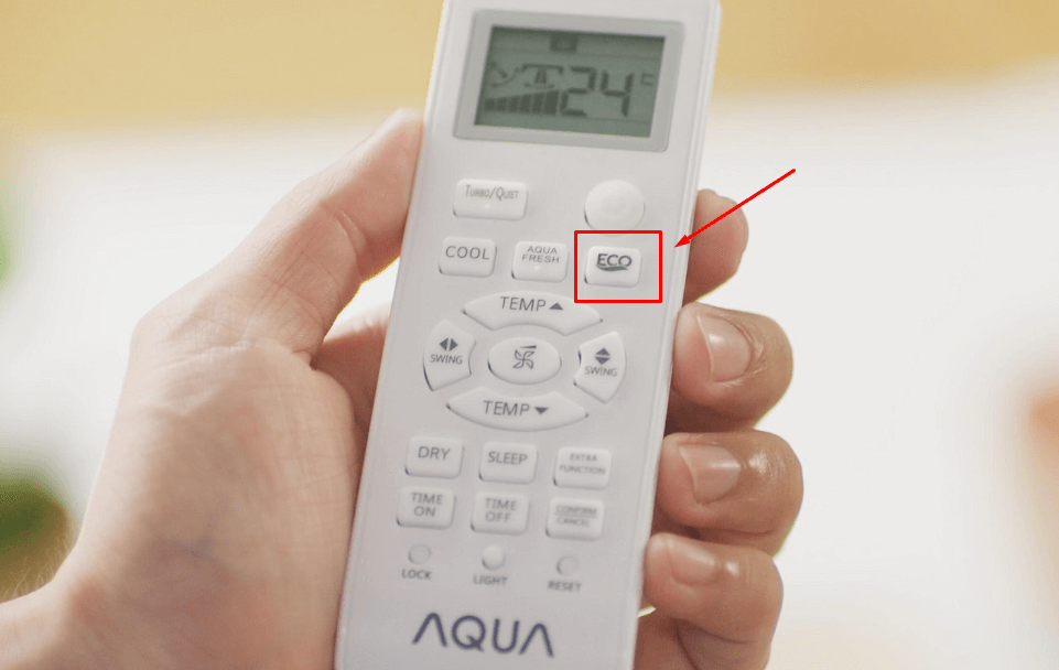 Cách sử dụng chế độ ECO trên điều hòa AQUA