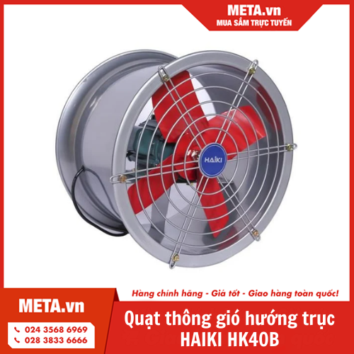 Quạt thông gió hướng trục tròn HAIKI HK40B