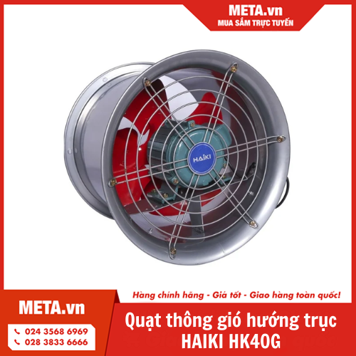 Quạt thông gió hướng trục tròn công suất cao HAIKI HK40G