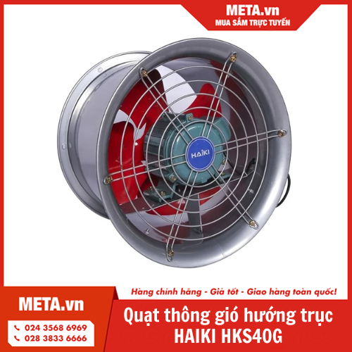 Quạt thông gió hướng trục tròn công suất cao HAIKI HKS40G