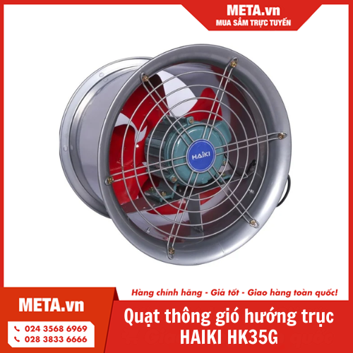 Quạt thông gió hướng trục tròn công suất cao HAIKI HK35G
