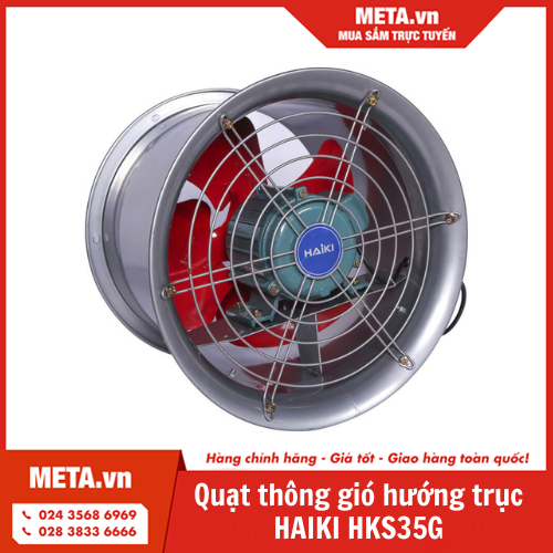 Quạt thông gió hướng trục tròn công suất cao HAIKI HKS35G