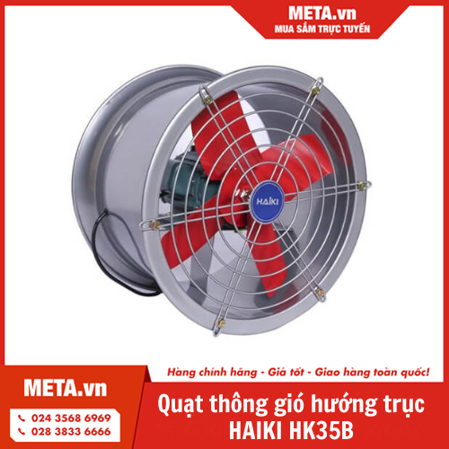 Quạt thông gió hướng trục tròn HAIKI HK35B
