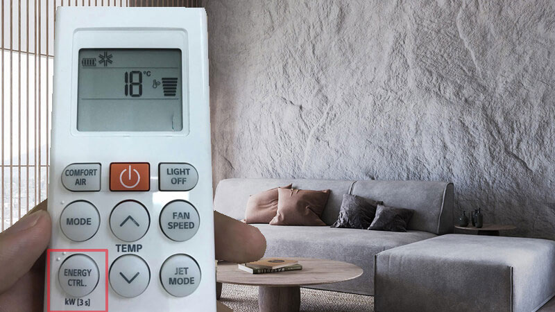 Cách sử dụng chức năng ENERGY CTRL trên máy lạnh LG