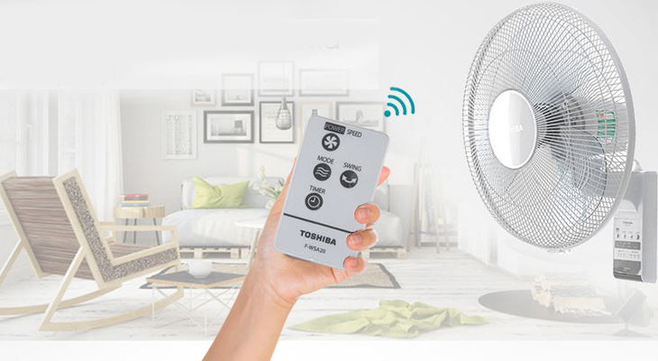Nên chọn quạt treo tường điều khiển từ xa có công suất phù hợp