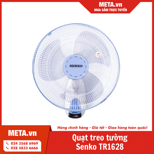 Quạt treo tường có điều khiển Senko TR1628