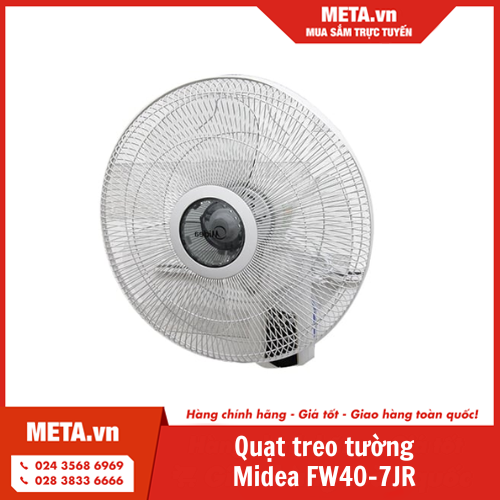 Quạt treo tường có điều khiển từ xa Midea FW40-7JR