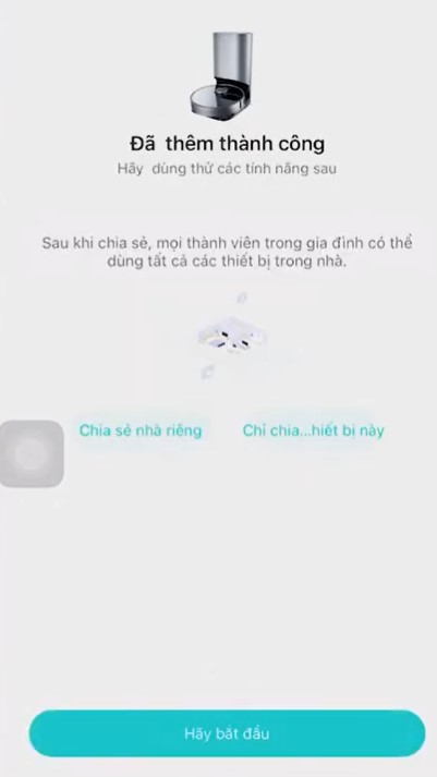 Nhấn vào Hãy bắt đầu
