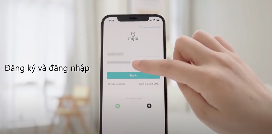 Tiến hành đăng ký và đăng nhập