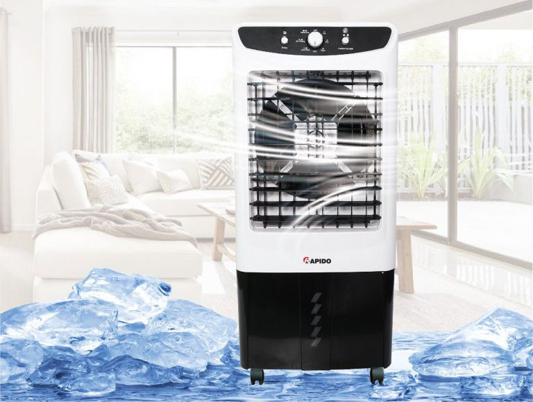 Quạt điều hòa Rapido là sản phẩm của Đức