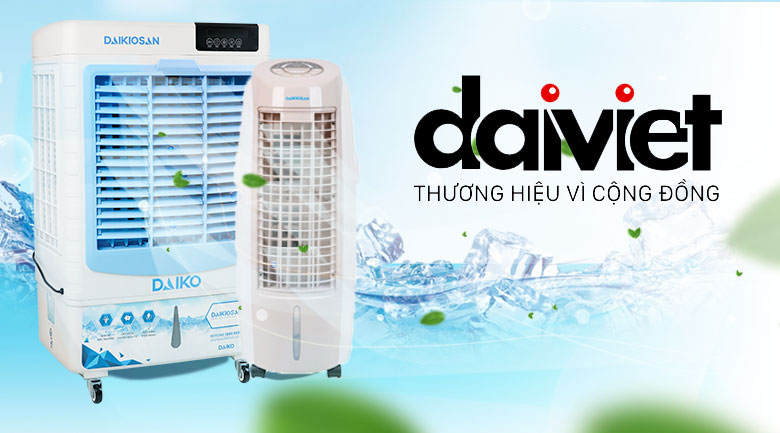 Máy làm mát không khí Daikio là sản phẩm đến từ thương hiệu Daikiosan thuộc sở hữu của công ty Đại Việt