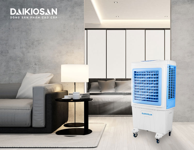 Máy làm mát không khí Daikio có thiết kế đẹp, sang trọng