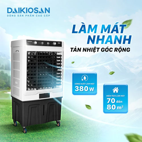 Máy làm mát không khí Daikio có khả năng làm mát tốt, hiệu quả
