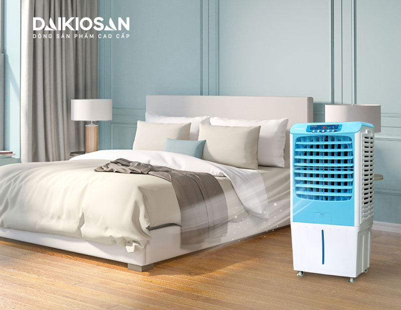 Máy làm mát không khí Daikio có độ bền cao, được làm từ những chất liệu an toàn, cap cấp