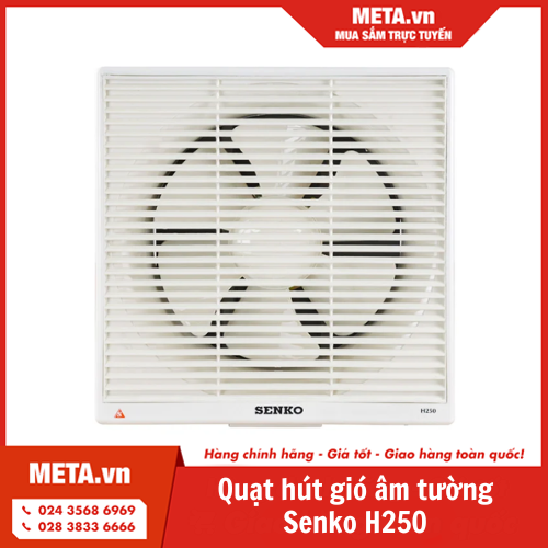 Quạt hút gió âm tường Senko H250
