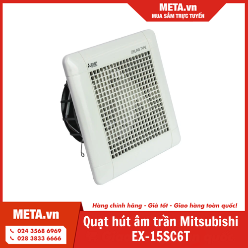 Quạt hút âm trần Mitsubishi EX-15SC6T