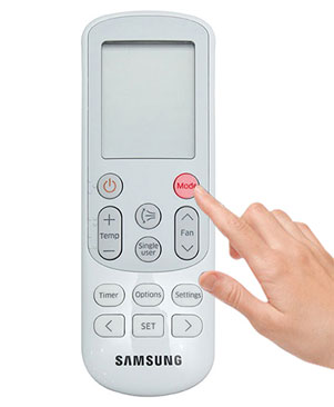 hình ảnh điều khiển điều hòa Samsung mẫu 2