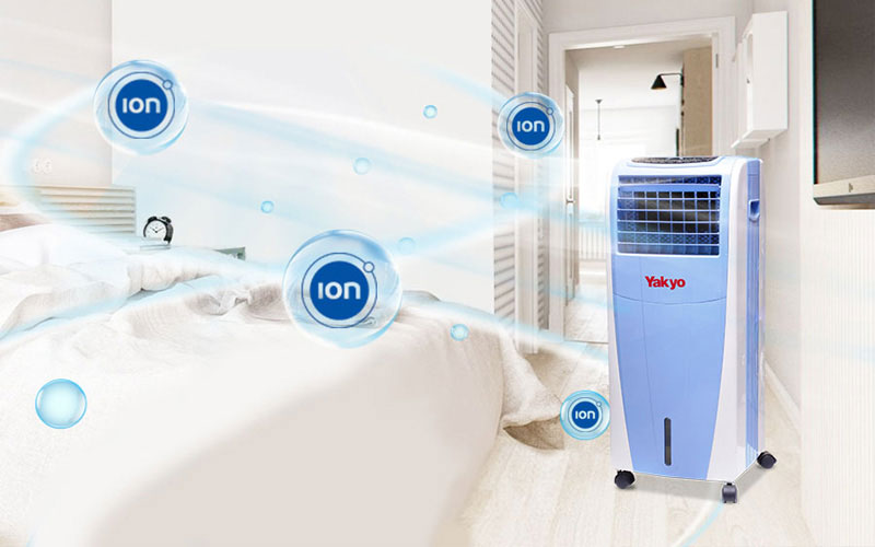 Có lưới lọc bụi cùng khả năng tạo ion âm