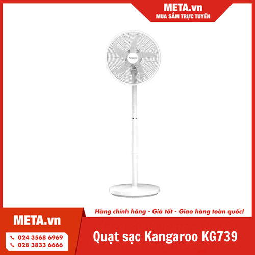 Quạt sạc Kangaroo KG739 có điều khiển từ xa