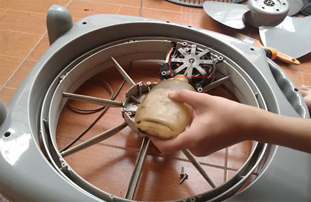 Tra dầu cho động cơ quạt