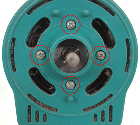 tháo ốc bảo vệ trục