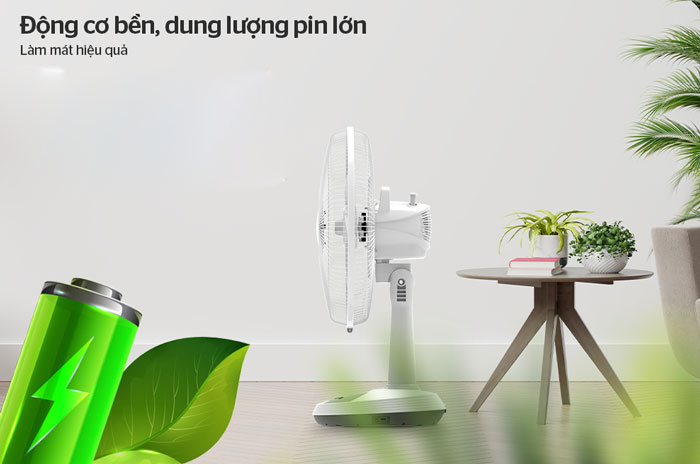 Quạt tích điện sạc bao lâu thì đầy?