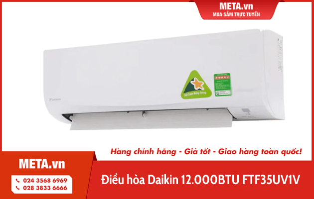 Điều hòa Daikin 1 chiều 12000BTU FTF35UV1V