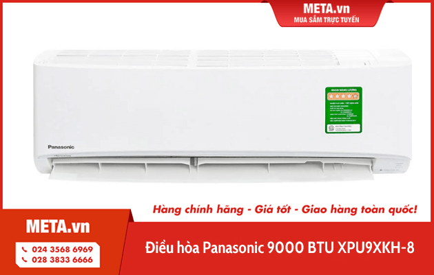 Điều hòa 1 chiều Inverter Panasonic 9000 BTU XPU9XKH-8