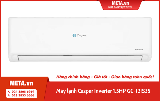Máy lạnh Casper Inverter 1.5HP GC-12IS35