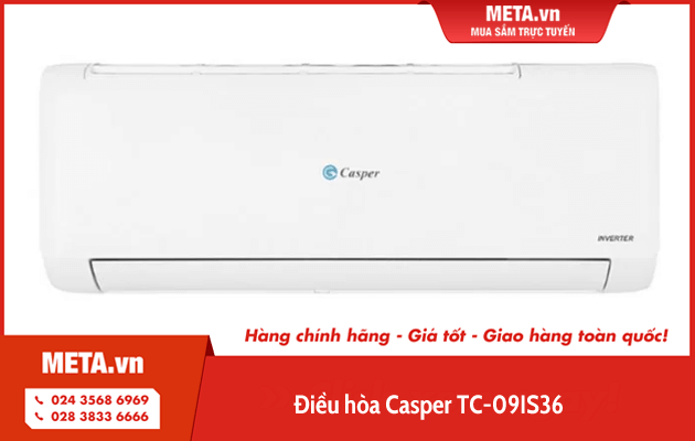 Điều hòa Casper 1 chiều 1HP TC-09IS36