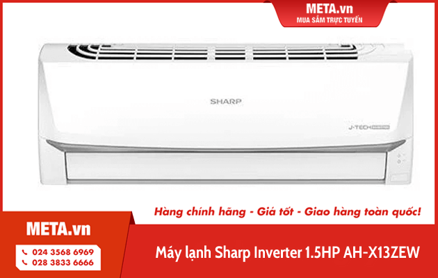 Máy lạnh Sharp Inverter 1,5HP AH-X13ZEW