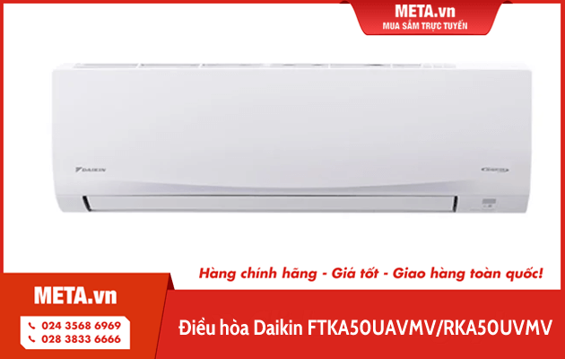 Điều hòa Daikin 1 chiều 18.000 BTU FTKA50UAVMV/RKA50UVMV
