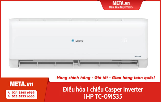 máy lạnh 1 chiều Casper Inverter 1HP TC-09IS35