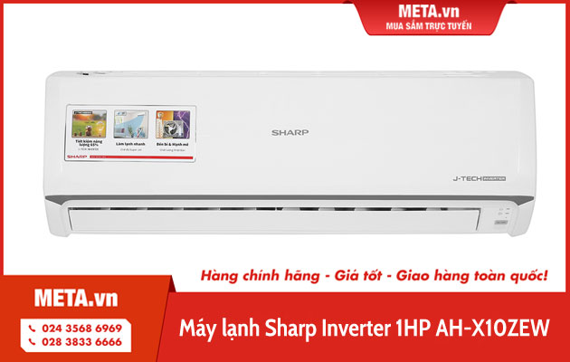 Máy lạnh Sharp Inverter 1HP AH-X10ZEW