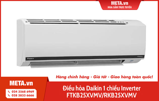 Máy lạnh Daikin 1 chiều Inverter 9.000 BTU FTKB25XVMV/RKB25XVMV