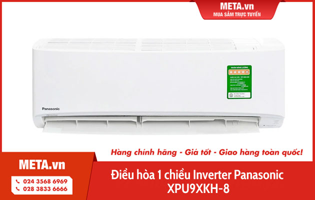 Máy lạnh 1 chiều Inverter Panasonic 9000 BTU XPU9XKH-8